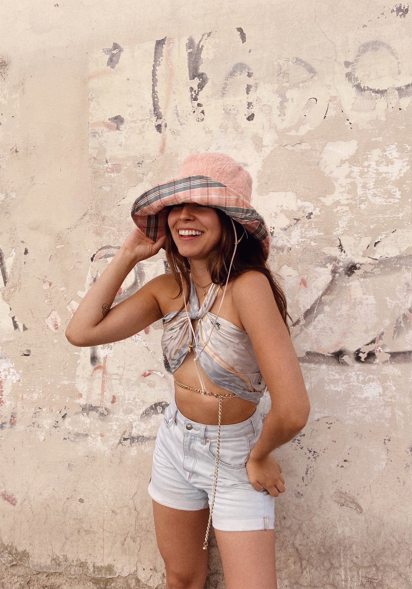Pink Towel Hat